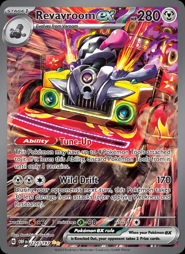 Revavroom ex card in English