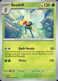 Beedrill card in English