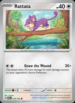 Rattata card in English