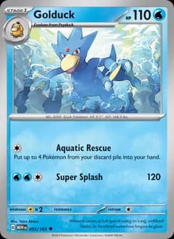Golduck card in English