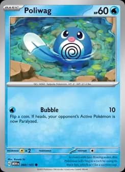 Poliwag card in English