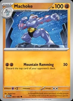 Machoke card in English