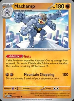 Machamp card in English
