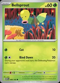Bellsprout card in English