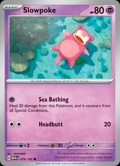 Slowpoke card in English