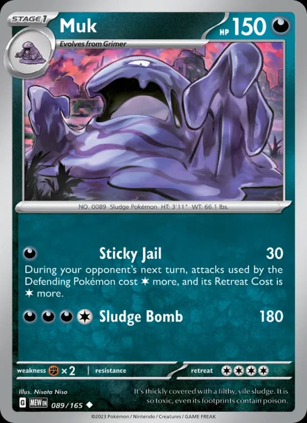 Muk card in English