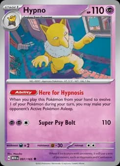 Hypno card in English