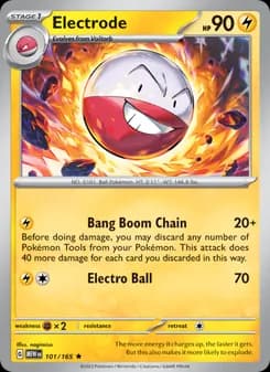 Electrode card in English