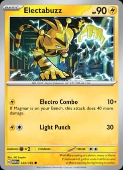 Electabuzz card in English