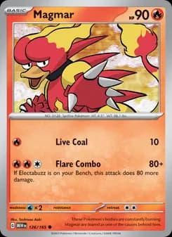 Magmar card in English