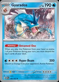 Gyarados card in English