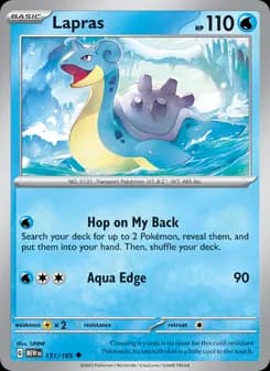 Lapras card in English