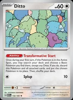 Ditto card in English