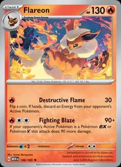 Flareon card in English