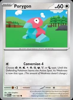 Porygon card in English