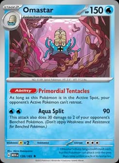 Omastar card in English