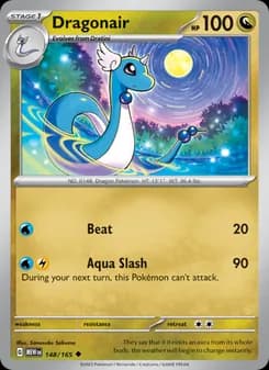 Dragonair card in English