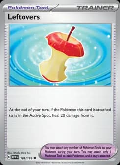 Leftovers card in English
