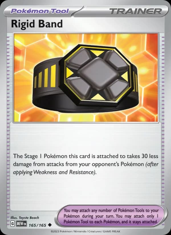 Rigid Band card in English