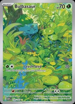 Bulbasaur card in English
