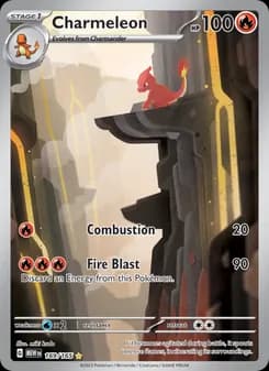Charmeleon card in English