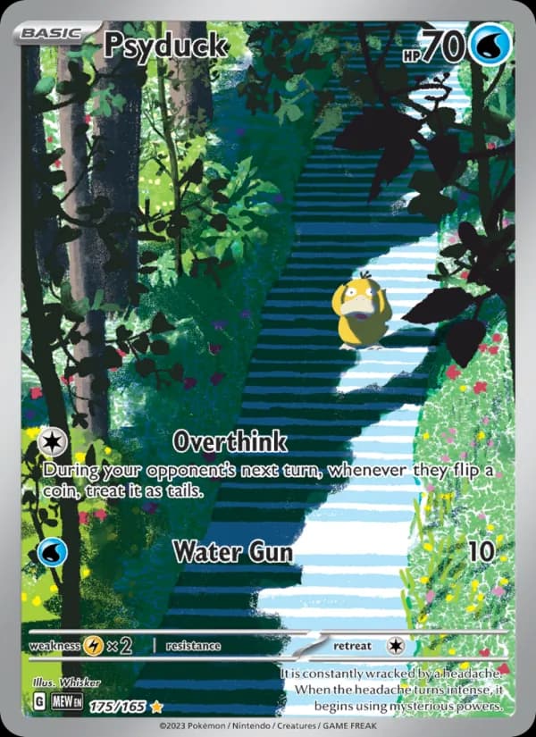 Psyduck card in English