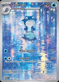Poliwhirl card in English