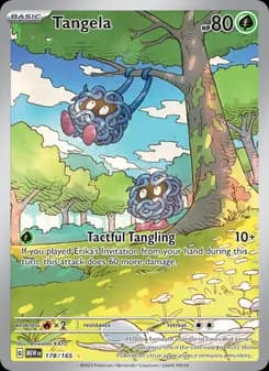 Tangela card in English