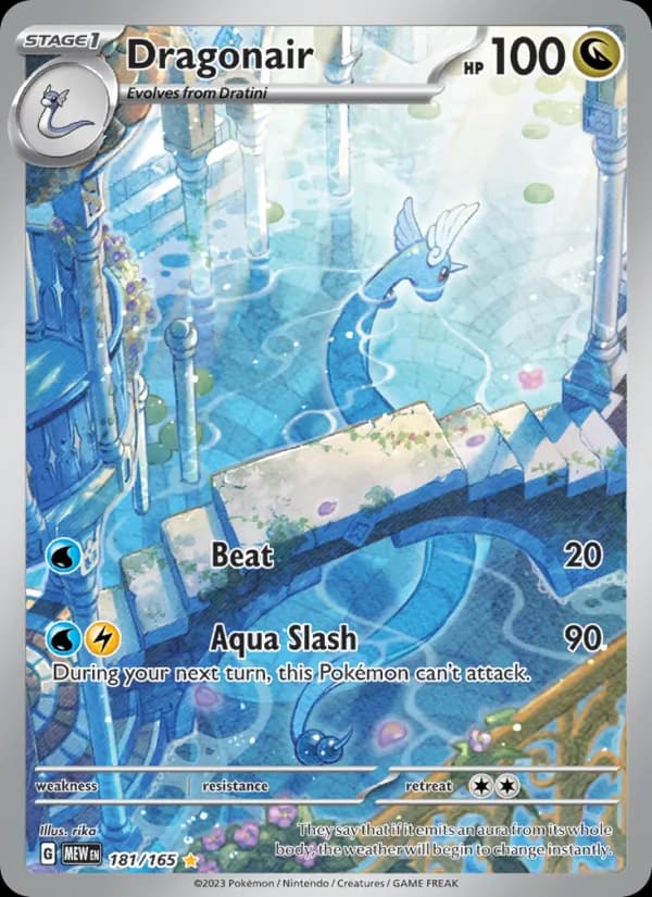 Dragonair card in English