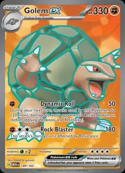 Golem ex card in English