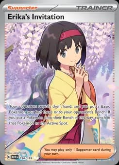 Erika's Invitation card in English