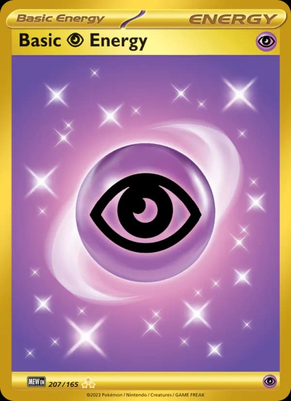 Basic Psychic Energy card in English