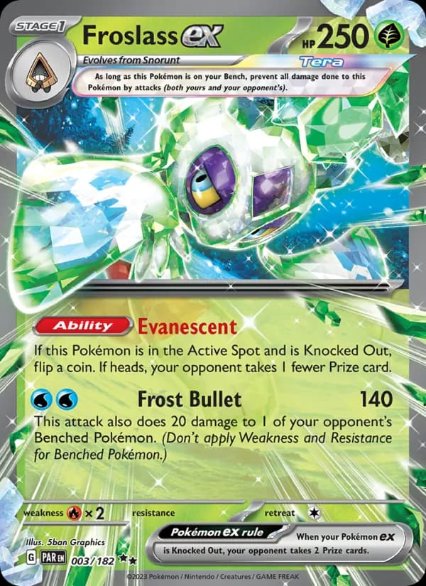Froslass ex card in English
