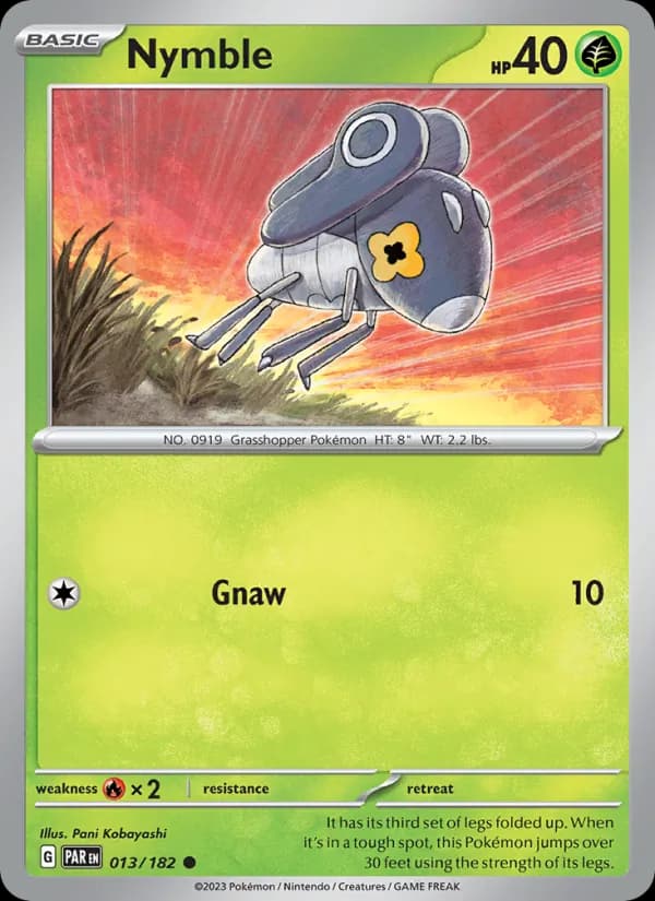 Nymble card in English