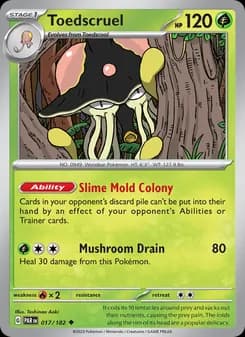 Toedscruel card in English