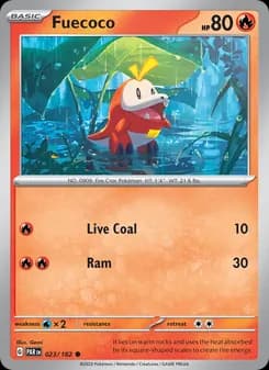 Fuecoco card in English