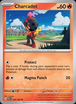 Charcadet card in English