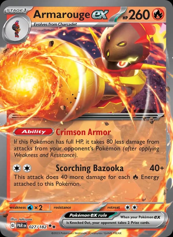 Armarouge ex card in English