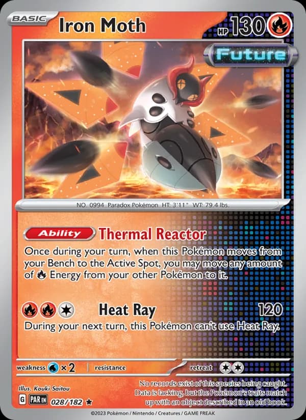 Iron Moth card in English
