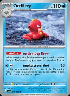 Octillery card in English