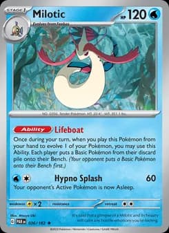 Milotic card in English