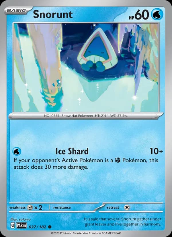 Snorunt card in English
