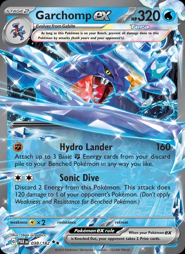 Garchomp ex card in English