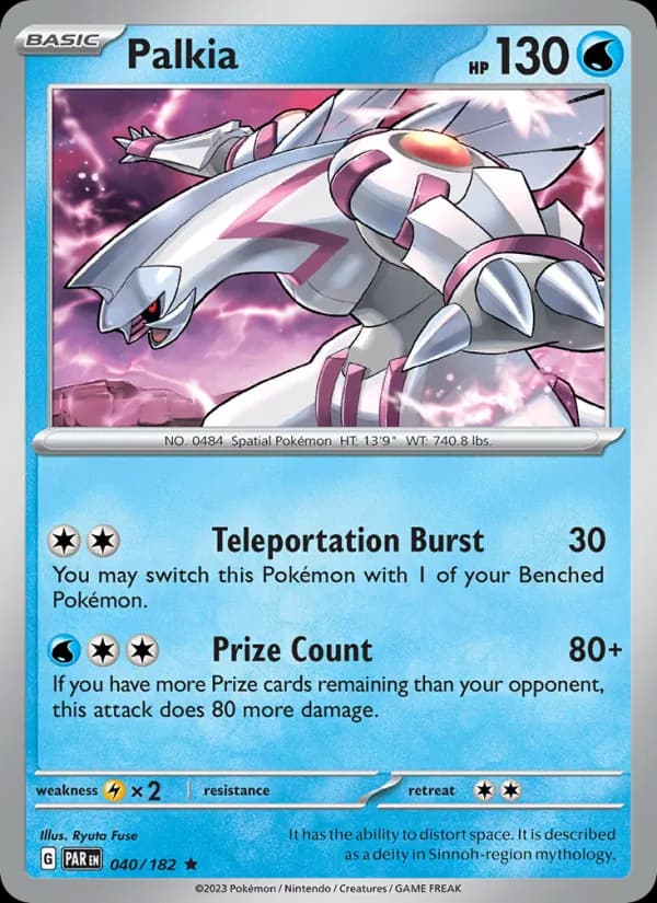 Palkia card in English