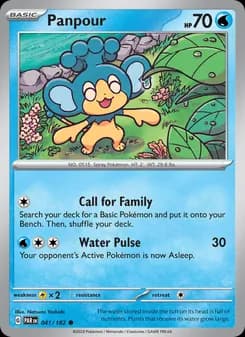 Panpour card in English