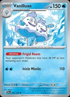 Vanilluxe card in English