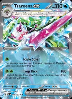 Tsareena ex card in English