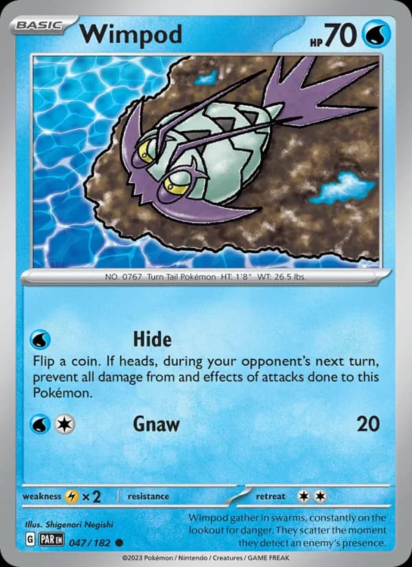 Wimpod card in English