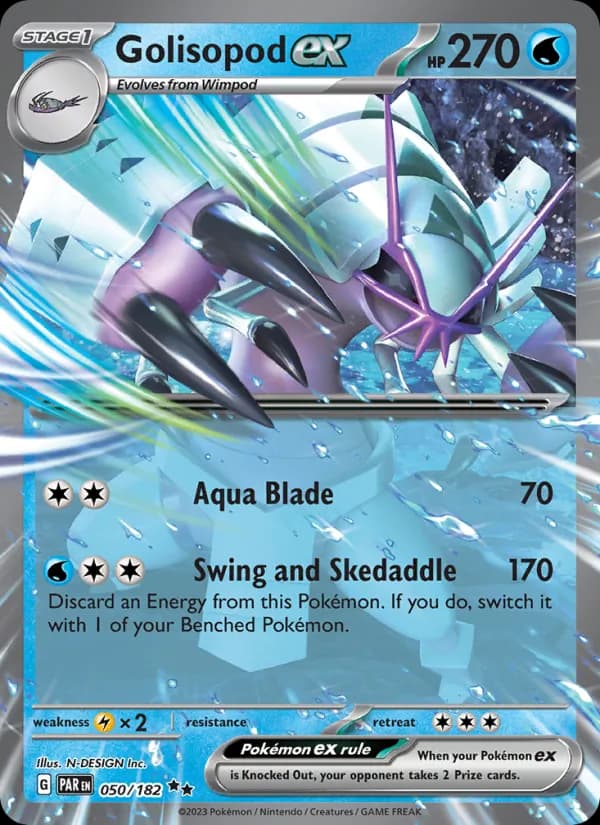 Golisopod ex card in English