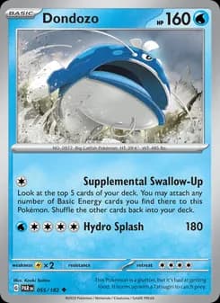 Dondozo card in English